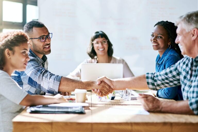 Team establishing business credit